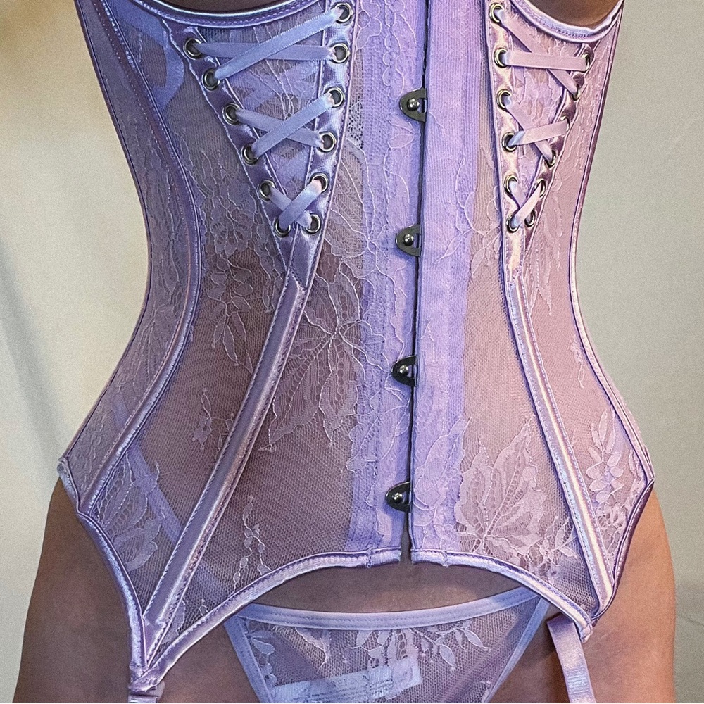 Lilac Corset Set